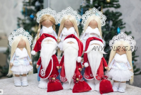 Снегурочка и Дед Мороз (Наталья Гаязова)