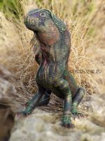 Текстильный ящер «haute couture» (Елена Олейник)