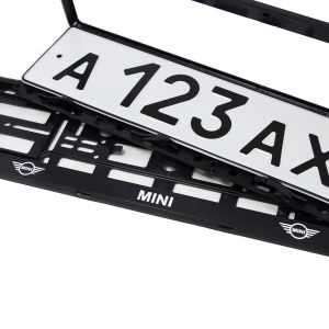 Номерные рамки для номера Mini - черные