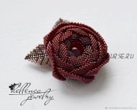 [Hellenca_mk] Роза с кристаллом (Елена Кононова)