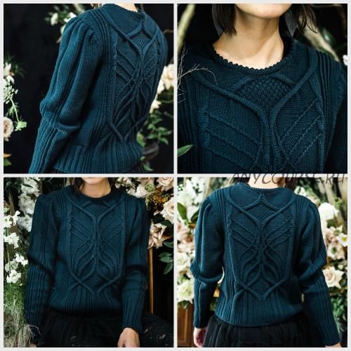 [Ravelry] Пуловер Nightingale - Соловей (Norah Gaughan)