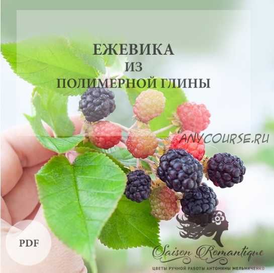 [Школа лепки Saison Romantique] Ежевика из полимерной глины (Антонина Мельниченко)