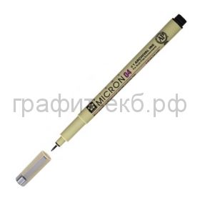 Ручка капиллярная Sakura Pigma Micron 0.4мм черная XSDK04