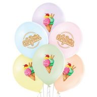 Шар (12''/30) С Днём Рождения, Мороженное.