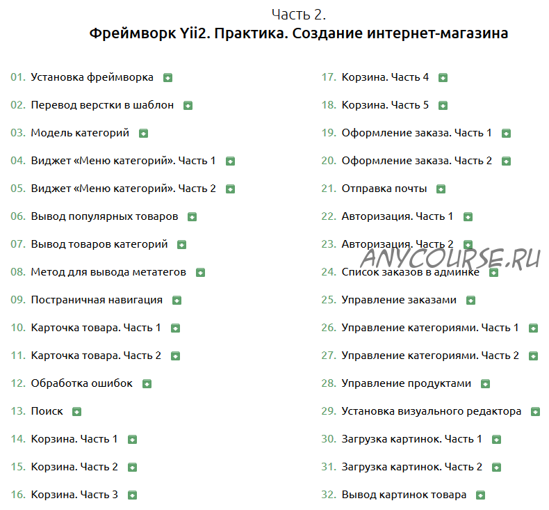 [WebForMySelf] Фреймворк Yii2 с Нуля до Профи (Андрей Кудлай)