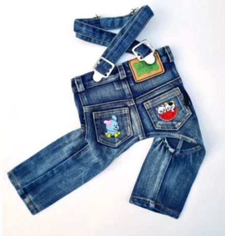 Джинсы " Дружба" голубые(XS,)