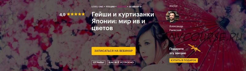 [Level One] Гейши и куртизанки Японии: мир ив и цветов (Александр Раевский)