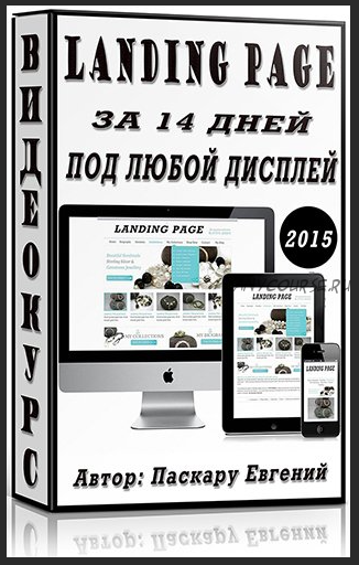 Вёрстка Landing Page за 14 дней под любой дисплей (Паскару Евгений)