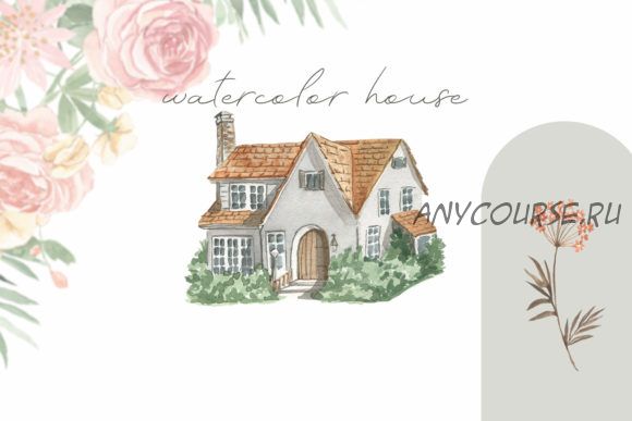 [Creativefabrica] Watercolor Houses (laffresco04)