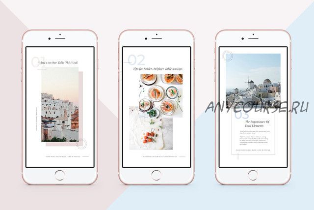 [CreativeMarket] Еда И Путешествия. Instagram Stories Pack (SilverStag)