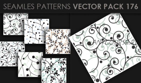 [designious] Seamless Patterns vector pack 176