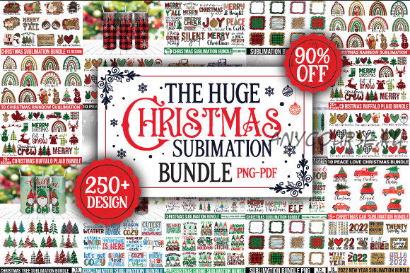 [Сreativefabrica] Huge Christmas Sublimation Bundle (ABStore)