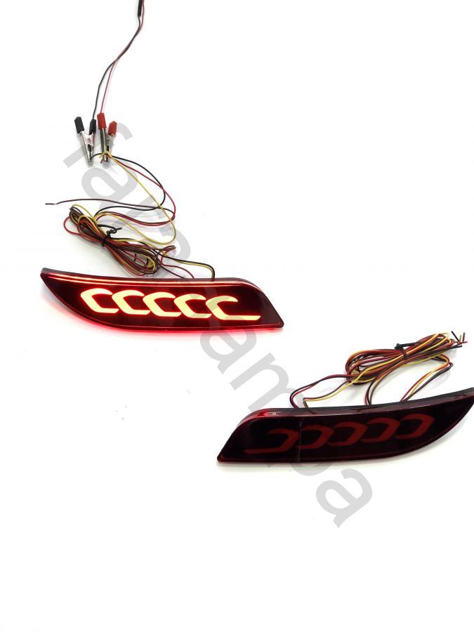 Катафоты светодиодные на задний бампер ЛАДА Приора, LADA Priora