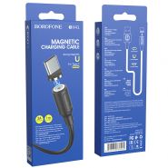 Кабель USB-Type-C, Borofone BX41,1м, магн., черный