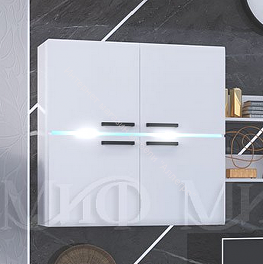 Гостиная Квадро Белый глянец