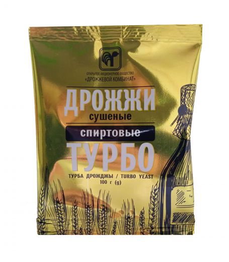 Дрожжи спиртовые Белорусские ТУРБО, 100 гр