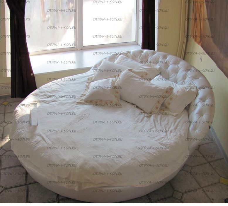 Кровать круглая Амстердам 1059-2 (б/о)