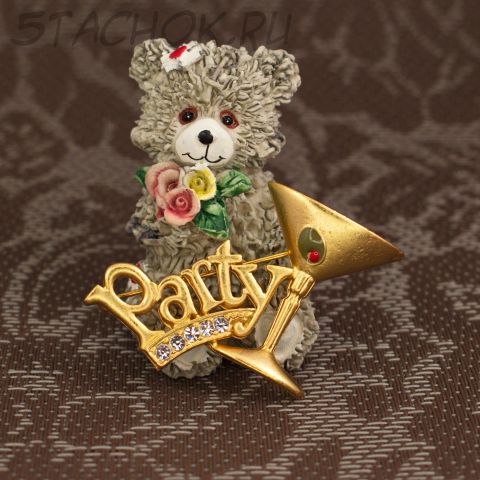 Брошь "Вечеринка" (Danecraft США)