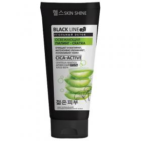 SKIN SHINE BLACK LINE ОСВЕЖАЮЩАЯ ПИЛИНГ-СКАТКА  120 мл (100125)