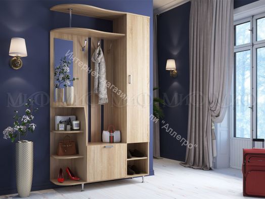 Прихожая Лика №2 1,2 м Дуб Сонома