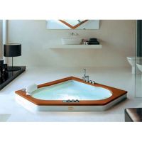 Гидромассажная угловая ванна Jacuzzi Aura Corner Wood 140x140 схема 3