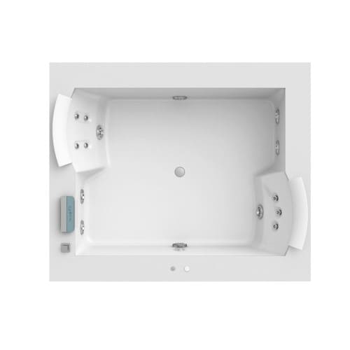 Гидромассажная ванна Jacuzzi Aura Plus Corian встраиваемая 185x155 ФОТО