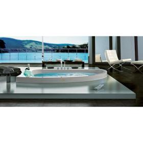 Гидромассажная асимметричная ванна Jacuzzi Aquasoul Offset 150х100 ФОТО