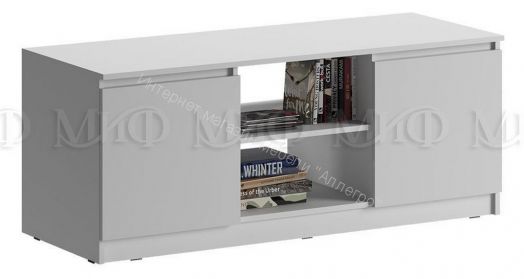 Тумба ТВ Челси Белый глянец холодный, Белый