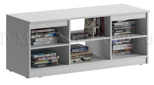 Тумба ТВ Челси Белый глянец холодный, Белый