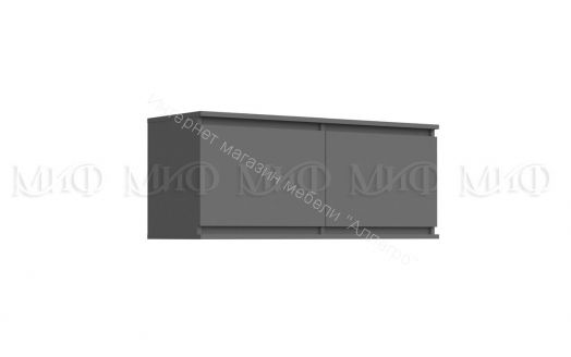 Полка навесная (Антресоль малая) Челси Графит