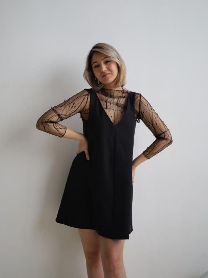 Платье Agio черное