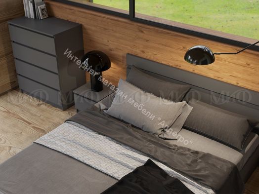 Тумбы прикроватные Челси 2 шт Графит