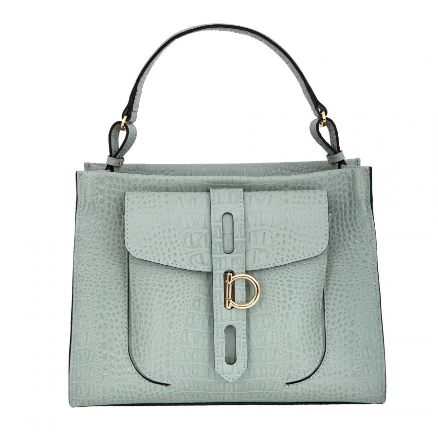 Cумка Sergio Belotti 60132 Croco grey-green