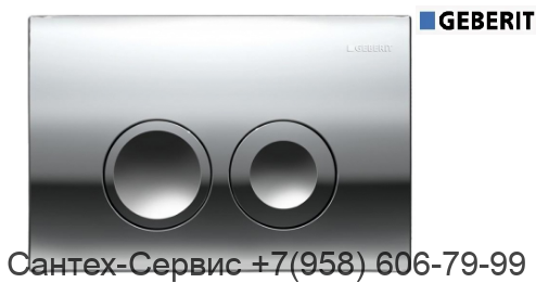 115.125.21.1 Смывная клавиша Geberit Delta 21 глянцевый хром