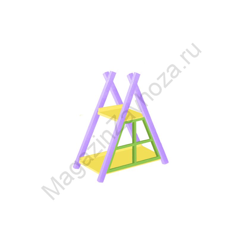 СТЕЛЛАЖ 25 ( 2 ПОЛКИ )