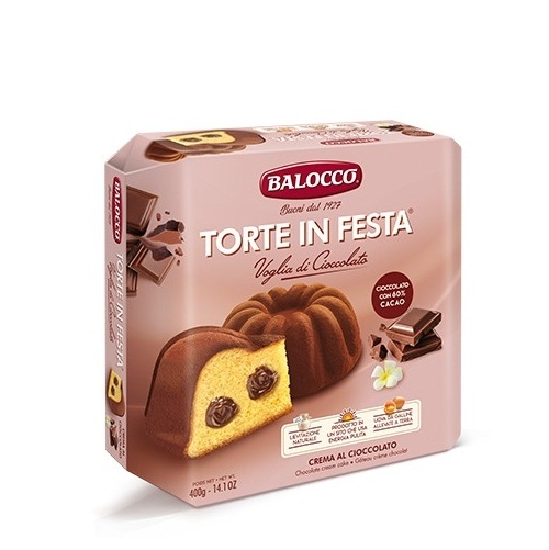 Торт шоколадный 400 г, Torta in festa Voglia di cioccolato Balocco, 400 gr