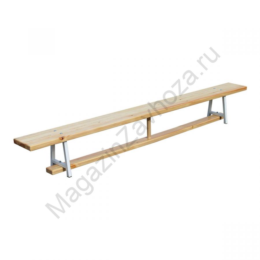 Скамья гимнастическая на металлических ножках 3 м