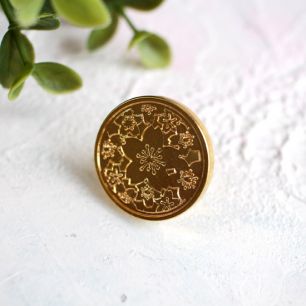 Штамп для печати - Цветы - 1 шт