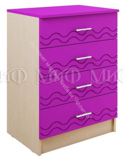 Модульная детская "Юниор-2" Салатовый металлик, Дуб беленый