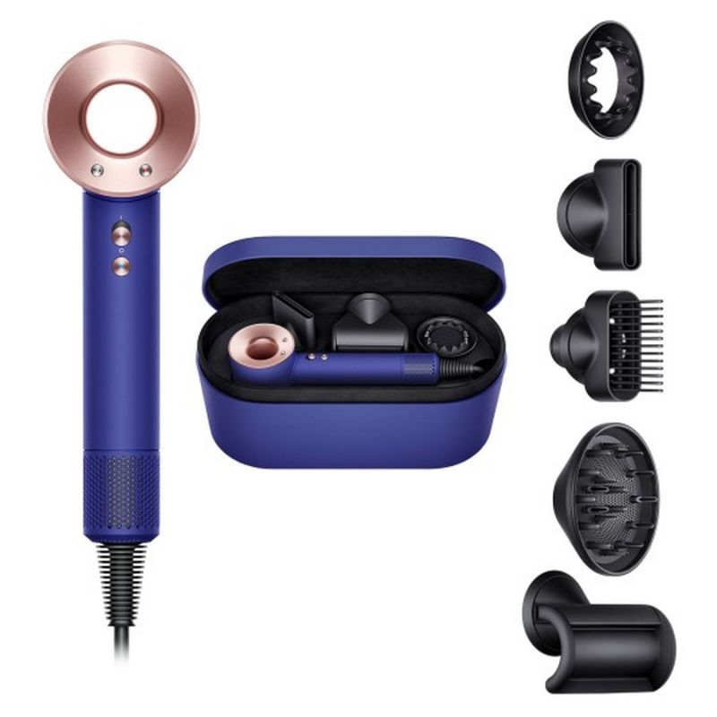 Фен DYSON HD08 Gift Set Vinca blue/Rose