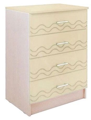 Комод "Юниор-2" Ваниль, Дуб беленый