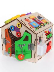 Бизиборд домик бизидом Светофор мини Yoshatoys