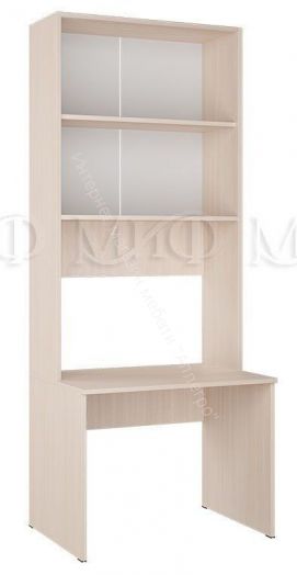 Стол с надстройкой "Юниор-3" Мульт Розовый металлик, Дуб Беленый