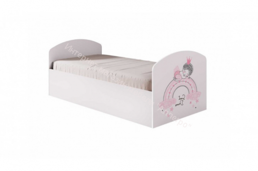 Кровать "Юниор-2" ЛДСП 2,0*0,8 м Принцесса-1