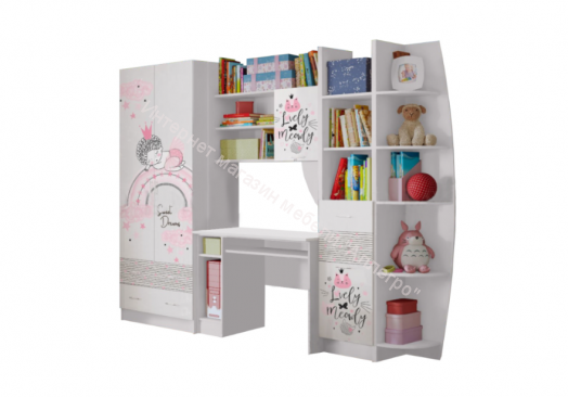 Стенка "Юниор-2" ЛДСП Принцесса-1