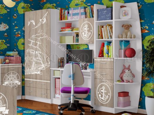 Стенка "Юниор-2" ЛДСП Немо