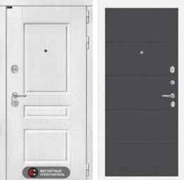 Дверь входная Лабиринт VERSAL 13 Графит софт