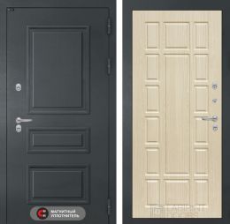 Входная дверь Лабиринт ATLANTIC 12 Беленый дуб