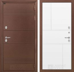 Входная дверь Лабиринт Термо Лайт 21 Белый софт