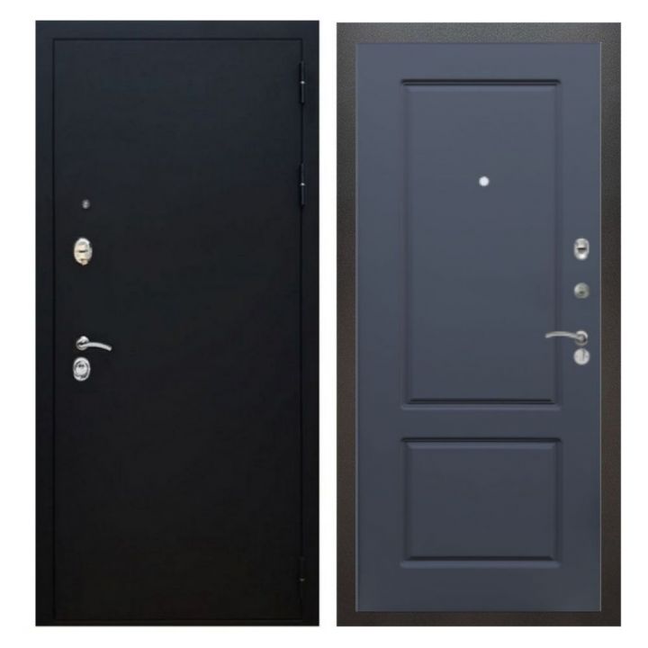 Дверь входная металлическая Great Doors X5 Черный муар ФЛ-117 Силк Титан